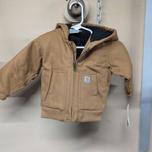 Carhartt Kids Tan Hooded Jacket
